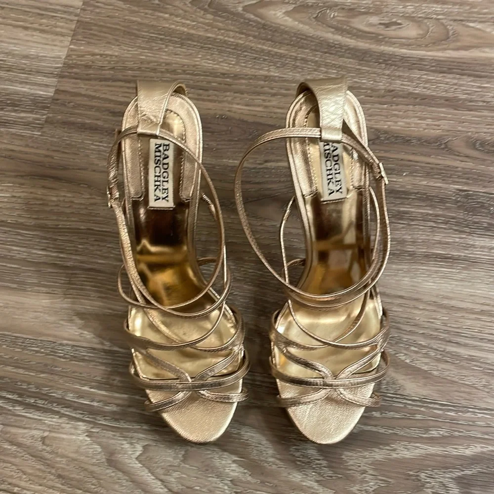 🌸 ✨Badgley Mischka Adonis II rose gold heel✨🌸 - Picture 5 of 9